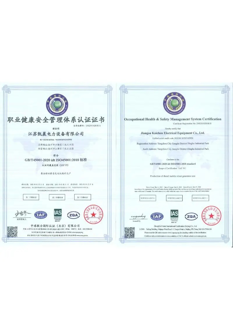 Occupational Health & Safety Management System Certification